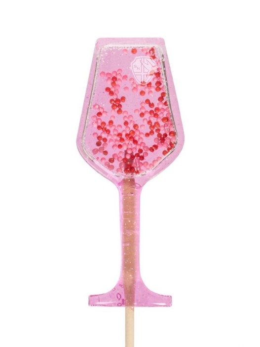 Карамель леденцовая изомальт &quot;Бокалы&quot; ш/б 21шт х 30-35г (клуб/шампан, мохито/лим-лайм, малина) 