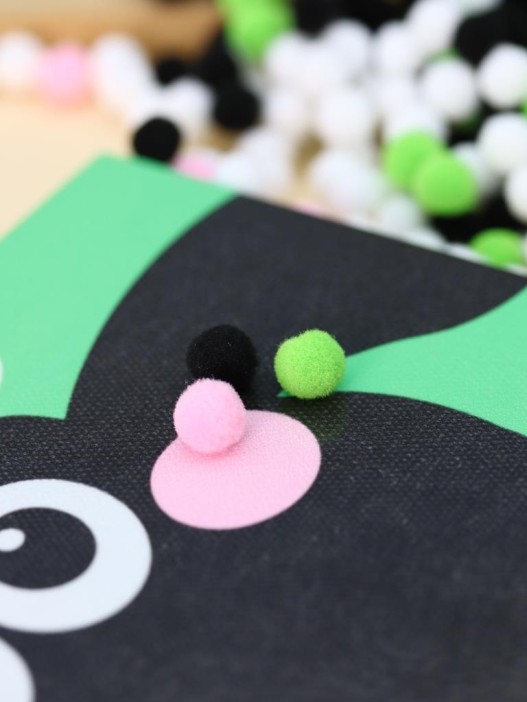 Картина из помпонов на подрамнике Draw Me! «Cute sheep», (20 х 20 см) 