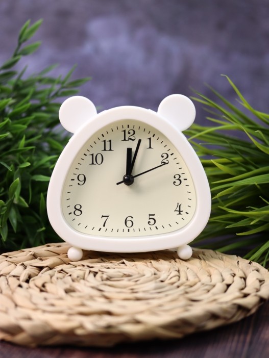 Часы-будильник «Cute ears», white 