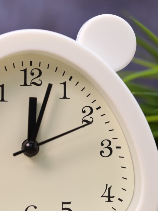 Часы-будильник «Cute ears», white 