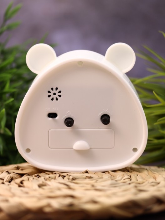 Часы-будильник «Cute ears», white 