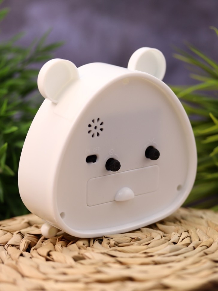 Часы-будильник «Cute ears», white