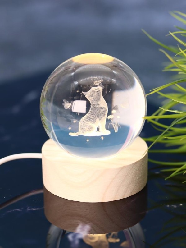 Ночник 3D iLikeGift "Поцелуй бабочки" (6 см)