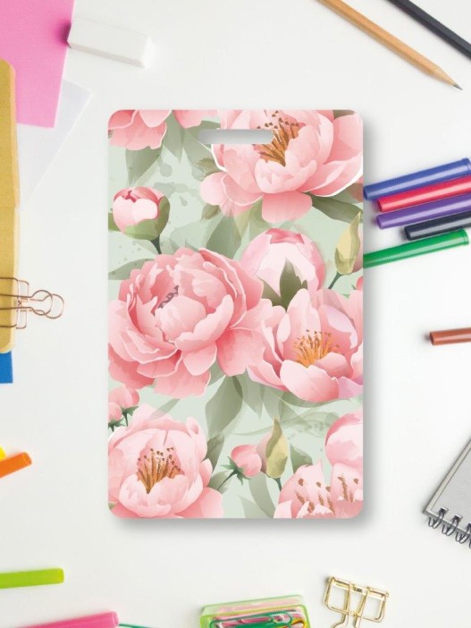 Держатель для карт "Цветы" (6,5 х 10,4 см) 