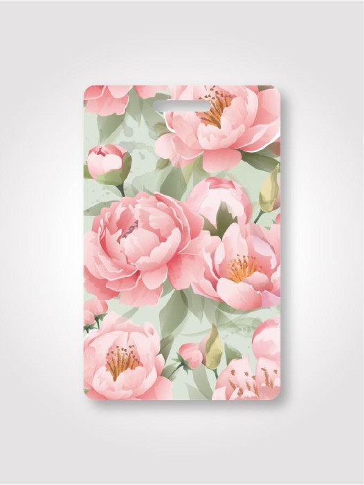 Держатель для карт "Цветы" (6,5 х 10,4 см) 