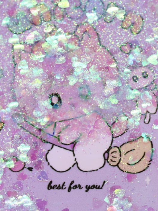 Зеркало шейкер раскладное &quot;Unicorn&quot;, фиолетовое, 8*6 см 