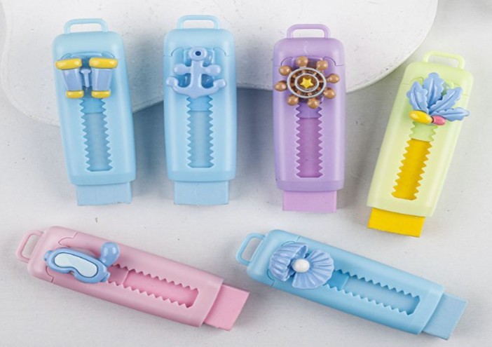 Выдвижной ластик ПО ПЛАНУ. &quot;Marine life&quot;, mix 