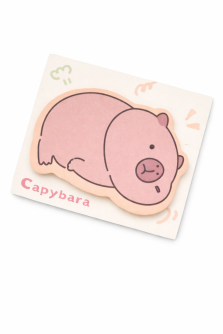 Блок стикер для записей "Capybara dreaming", yellow