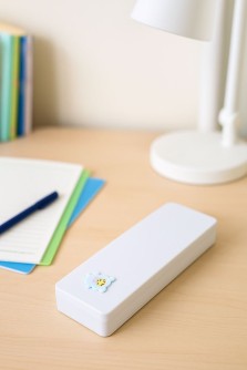 Пенал пластиковый "Tiny tiger", grey