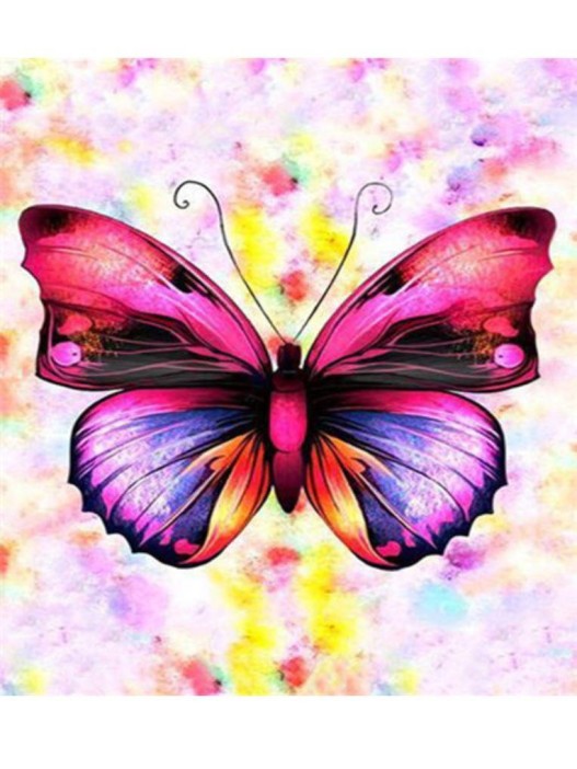 Алмазная мозаика без подрамника &quot;Бабочка&quot;, 15х20 см 