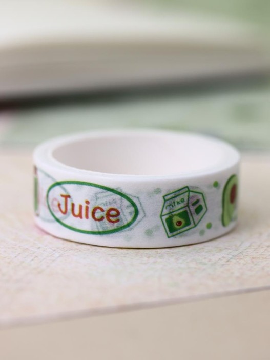 Декоративный скотч «Funny avocado», bunny 