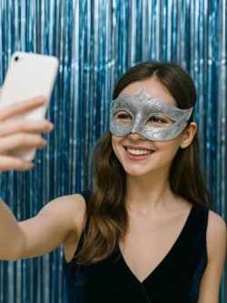 Праздничный занавес, дождик для фотозоны "Gleaming rain", green (100*200 см)