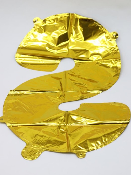 Шар фольгированный &quot;Milestone moments&quot; цифра 8, золото (40 см) 