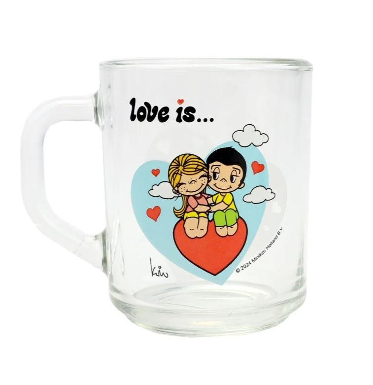 Кружка Love is... "Модерн", в подарочной упаковке, стекло (230мл)