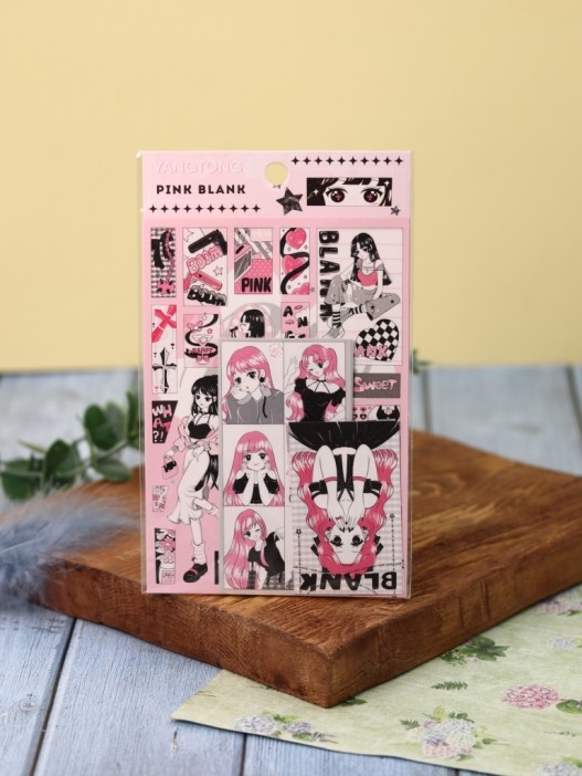Наклейки &quot;Pink girl&quot; 