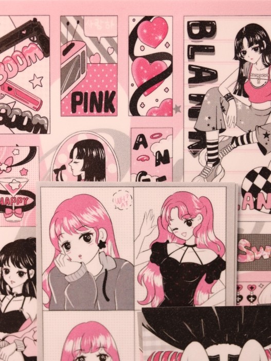 Наклейки &quot;Pink girl&quot; 