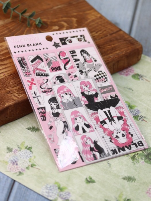 Наклейки &quot;Pink girl&quot; 