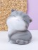 Копилка &quot;Gray cat&quot;, turned around (19,5 см), пластик 