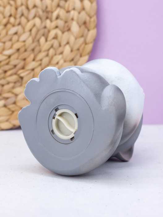 Копилка "Gray cat", turned around (19,5 см), пластик 