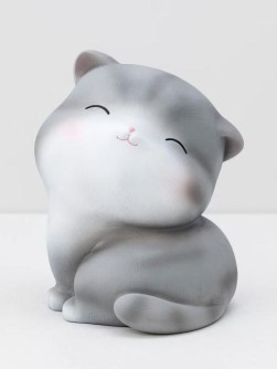 Копилка "Gray cat", turned around
