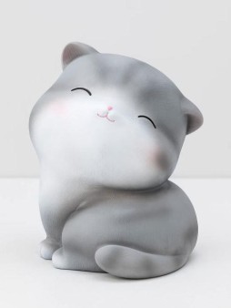 Копилка "Gray cat", turned around