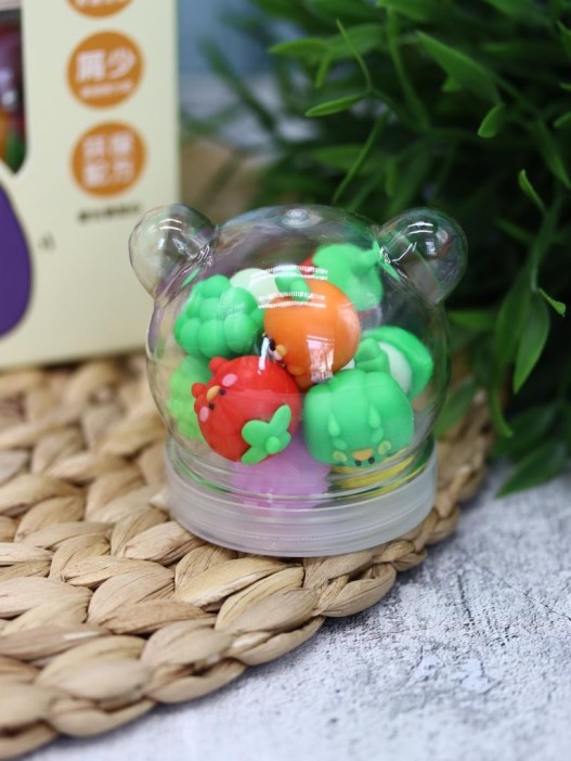 Набор ластиков &quot;Vegetables&quot;, шоу-бокс 18 шт. 