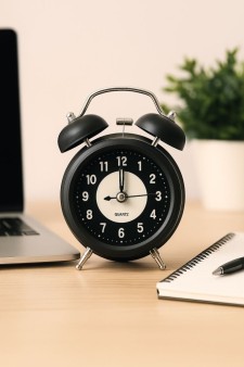 Часы-будильник «ChronoRise», black