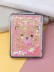 Зеркало-шейкер раскладное &quot;Animal bear&quot;, pink (8*6 см) 