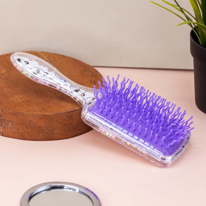 Расческа "Many panda", pink 