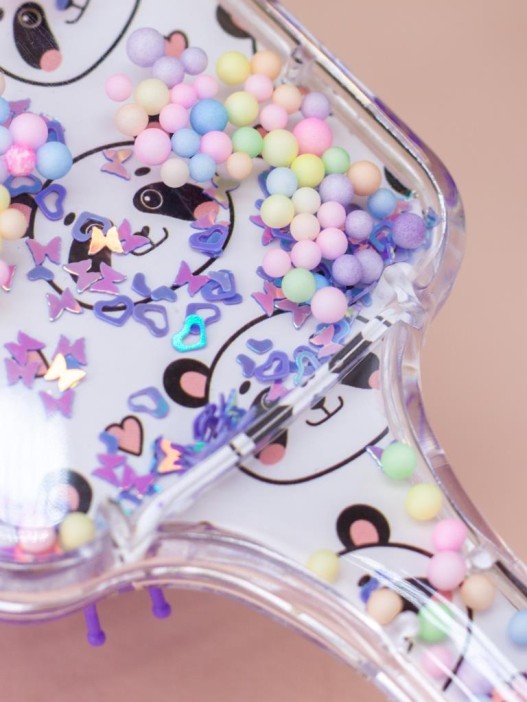 Расческа "Many panda", pink 