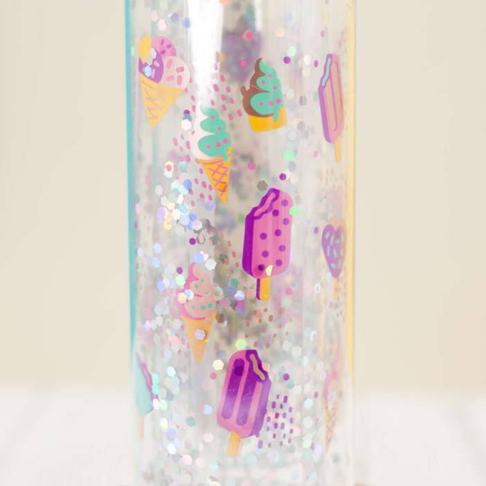 Бутылка "Sticker ice cream", green (500ml) 