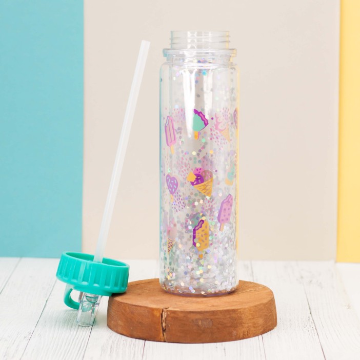 Бутылка "Sticker ice cream", green (500ml) 