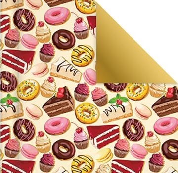 Упаковочная бумага «Frosted Fun» 1 рулон, 50*70 см 