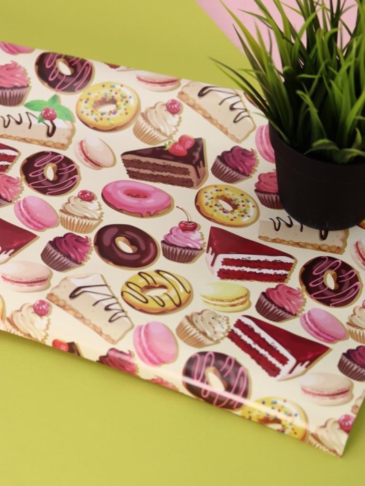 Упаковочная бумага «Frosted Fun» 1 рулон, 50*70 см 