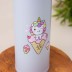 Термос "Little girl unicorn", gray (500 ml)