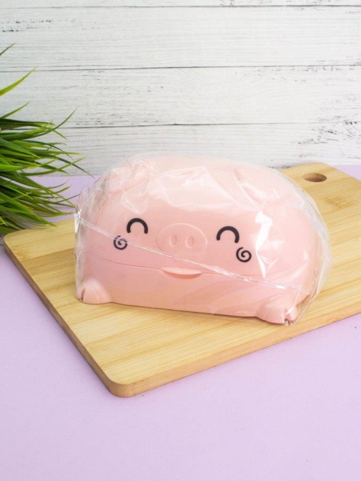 Мыльница «Pig», pink (7,5*15,5 см) 