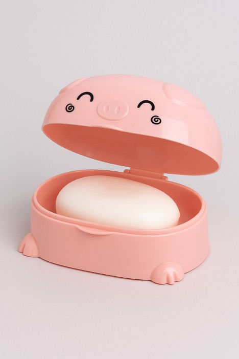 Мыльница «Pig», pink (7,5*15,5 см) 