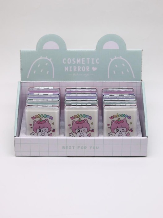 Набор зеркал «Unicorn» шоу-бокс 12 шт. (4 цвета) 