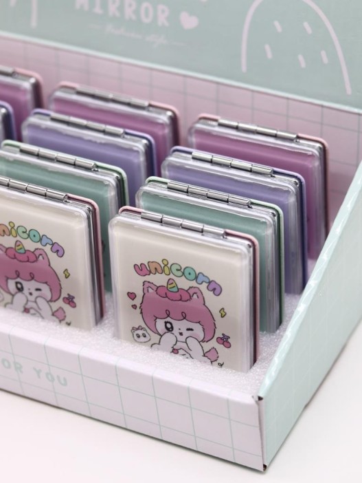 Набор зеркал «Unicorn» шоу-бокс 12 шт. (4 цвета) 