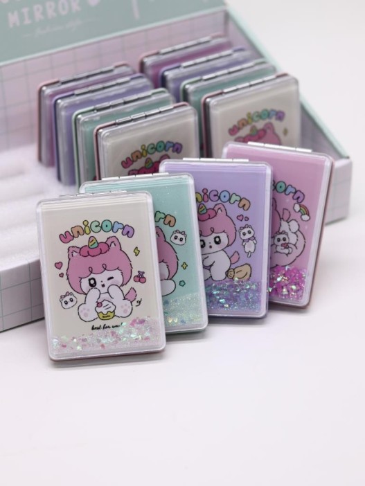 Набор зеркал «Unicorn» шоу-бокс 12 шт. (4 цвета) 