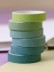 Набор декоративного скотча &quot;Classic colored&quot;, green 