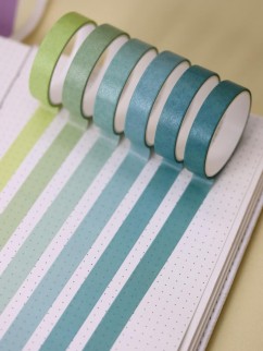 Набор декоративного скотча &quot;Classic colored&quot;, green