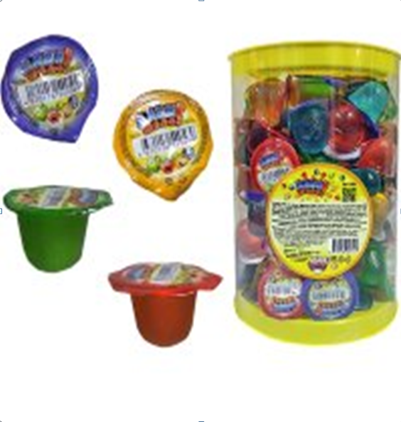 «Дави желе!» Порционное желе со вкусами яблока, клубники, апельсина, винограда, 100 шт 