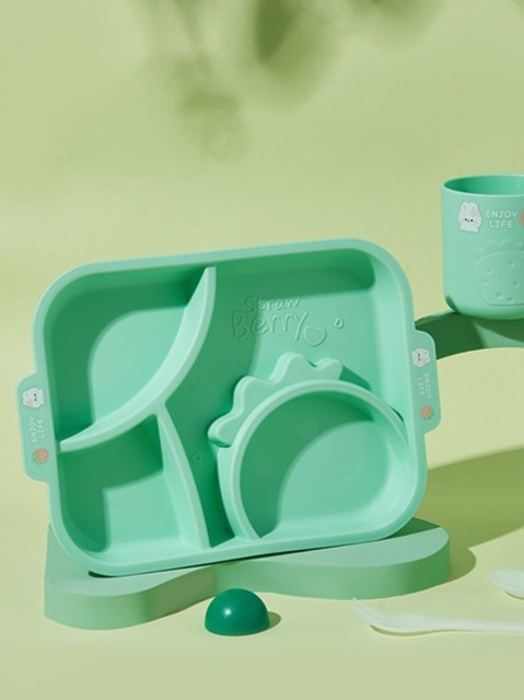 Тарелка &quot;Strawberry&quot;, green (19,7х28,3х2,9 см) 