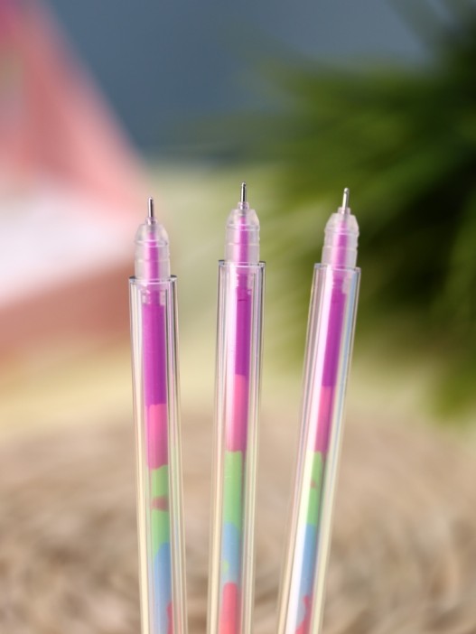 Цветная гелевая ручка &quot;Розовая кошачья лапка&quot;, mix 