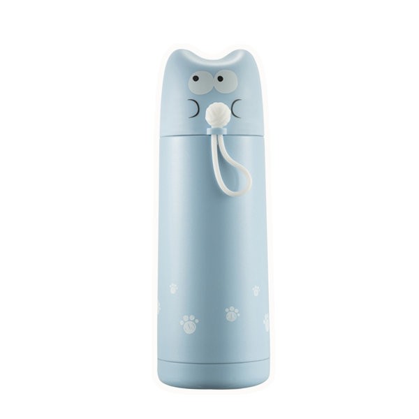 Термос &quot;Кот с клубком&quot;, blue (370 мл) 