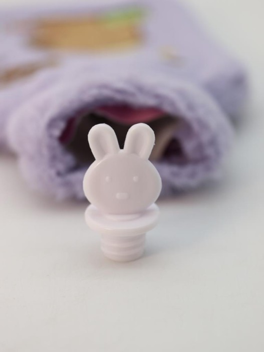 Грелка мини плюшевая "Capybara", purple, 300 мл (20*12 см) 