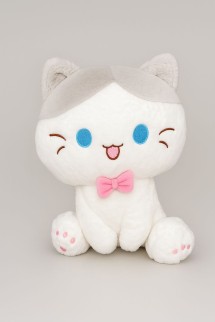 Мягкая игрушка &quot;Cat smiling&quot;, grey, 20 см