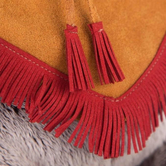 Мягкая игрушка "Басик в костюме индейца" (25см) 