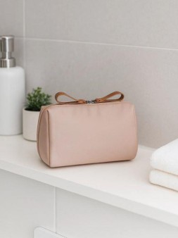 Косметичка - органайзер "With bows" beige, 11*15*7 см